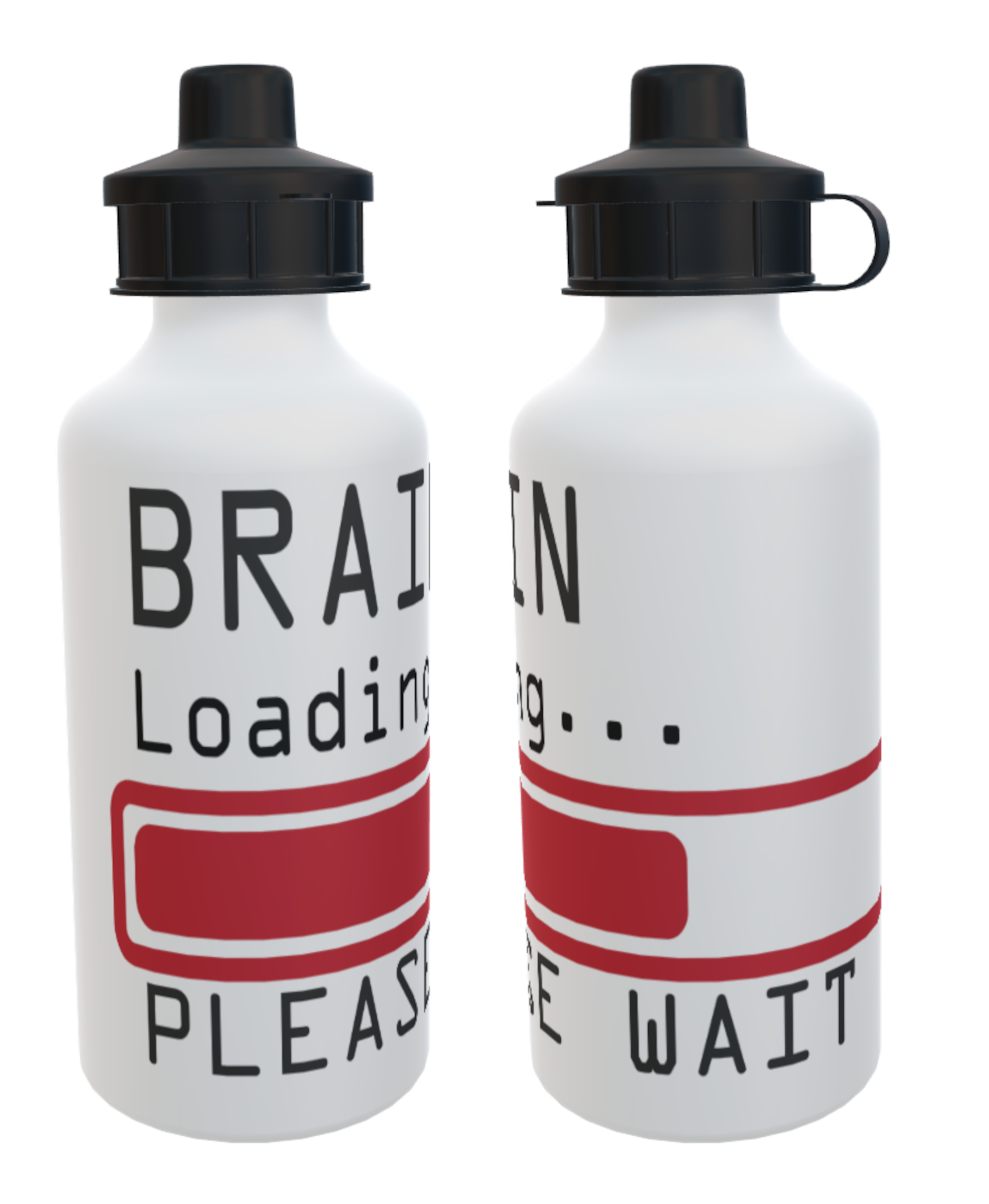 Brain Loading Please Wait Sports bottle